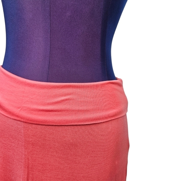 Azules Salmon‎ Pink Maxi Skirt Size Large Women's - Picture 2 of 8